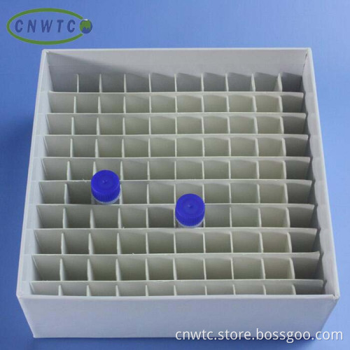 100-Well Cryo Tube Paper Box: Storage Solutions for Laboratory and Research Applications